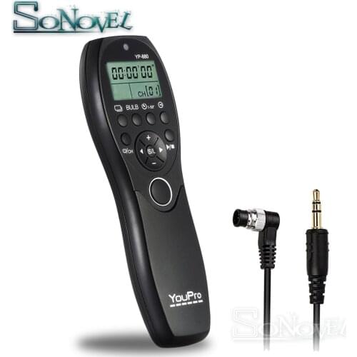 YP-880/DC0 Timer Remote Control For Nikon D850 D810a D810 D800E D700 D500 D300s D200 D100 D5 D4s D4 D3s F100 MC-30 MC-36 MC-DC0