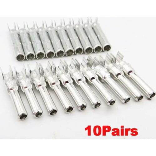 10Pairs Solar Connector male and female inside metal core use for solar cable connection 10 pairs of solar connector pins