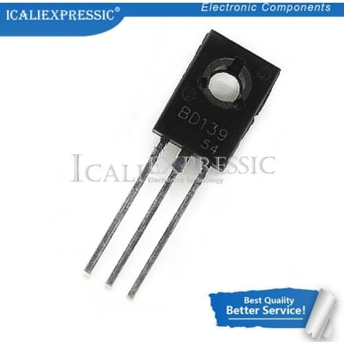 20PCS BD131 BD135 BD136 BD137 BD139 TO-126 1.5A 80V new In Stock