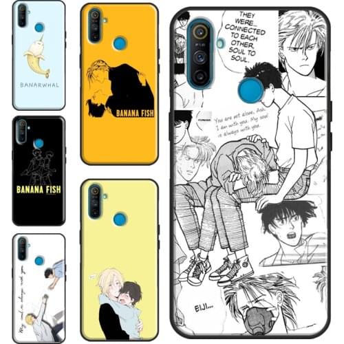 Banana Fish For Realme 8 Pro 6 7 Q3 Pro GT Neo C15 C3 C21 C11 Phone Case For OnePlus 9 Pro 8 7T 8T 9R