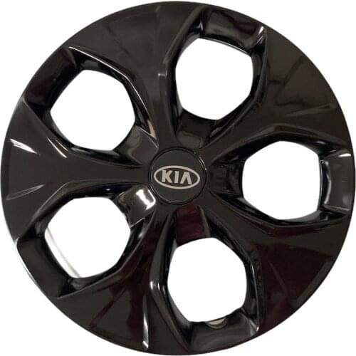 Car Wheel Rim Cover R15 Piano Bright Black Hub Flexible Caps For Kia Cerato Ceed Rio 15 inch Models 4pcs/set Tuning With Emblem