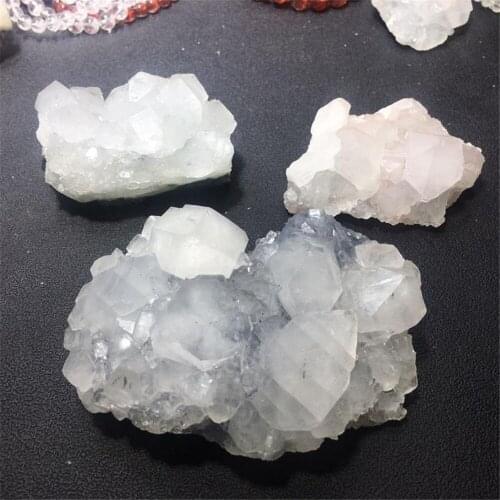 Natural Raw Crystals Apophyllite stone rough mineral stone specimen crystal zeolite