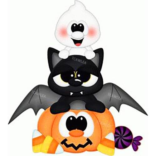 New Bat Pumpkin Ghost Metal Cutting Dies Halloween Dies for DIY Craft Scrapbooking Cards Decorative