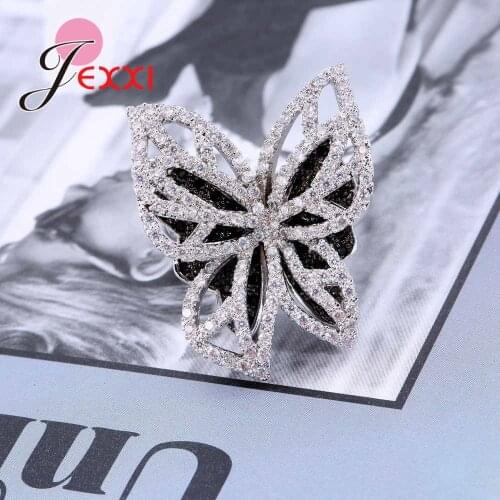 Round Green Stone Wedding Ring Party Fashion Rings for Women 2020 Finger Ring Silver Band Jewelry Anillos Mujer Ring