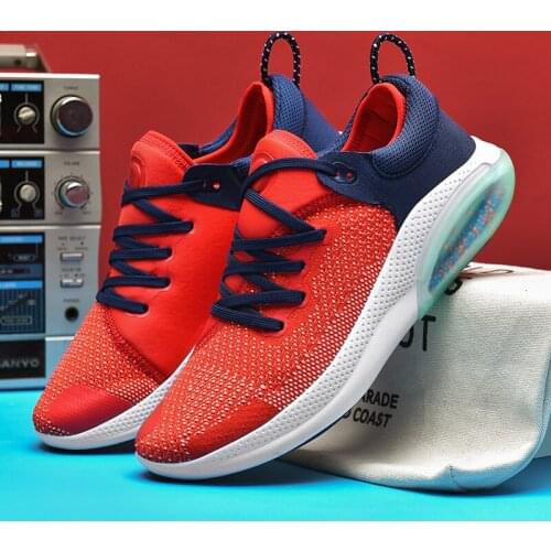 Fetchmous Popular Mens Running Shoes Mesh Breathable Comfortable Sneakers Casual Sport Shoes Outdoor Athletic Shoes