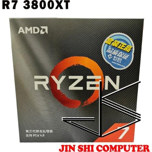 AMD Ryzen 7 3800XT R7 3800XT 3.9 GHz Eight-Core 16-Thread CPU Processor 100-000000279 Socket AM4 New box/ no fan