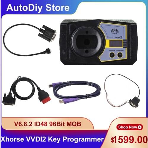 Newest Xhorse VVDI2 Full Kit V6.8.2 Auto Key Programmer With ID48 96Bit Copy & VAG MQB Immobilizer For VVDI For Bmw For Audi