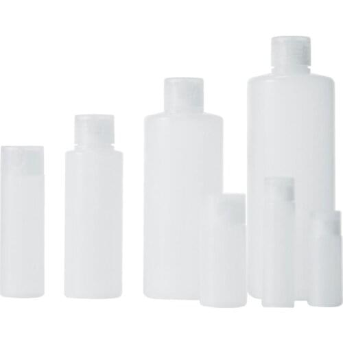 Hot 1Pcs Transparent Empty Refillable Bottles 12/18/30/50/100/200/400 ML Travel Transparent Plastic Bottle Small Non-spray B