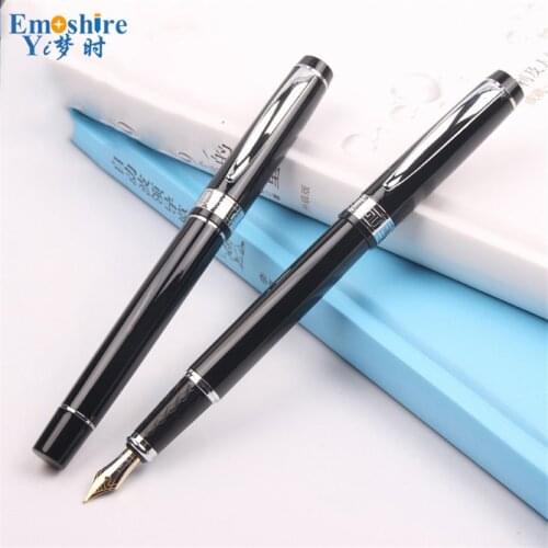 Metal Top Quality Fashion Fountain Pen Gift Fountain Pen Stainless Steel Fountain Pen Luxury Stationery Students P353