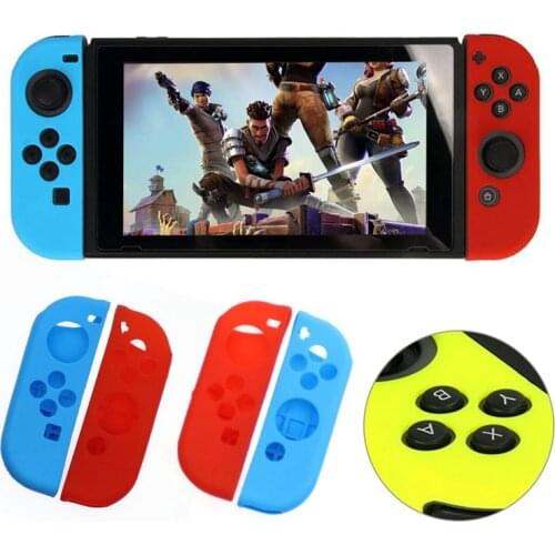 Silicone Rubber Skin Case Cover For Nintendo Switch Nx Ns Joycon Grip For Nintendo Switch Joy Con Controller Gaming Accessories