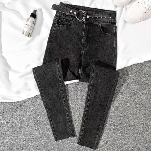 Woman Jeans Pants High Waist Autumn Winter Skinny Pants Pantalones Vaqueros Mujer