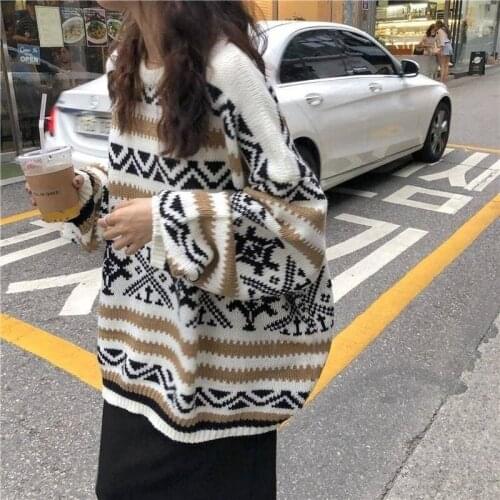 New Autumn and Winter Long-sleeved Korean 2021 Loose Pullover Sweater Women O-Neck Sweater Female dropshipping