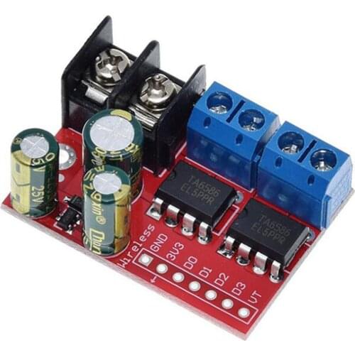 1 PCS 5A Dual-channel DC Motor Drive Module, Forward and Reverse PWM Speed Regulation, Double H-bridge Super L298N 5AD