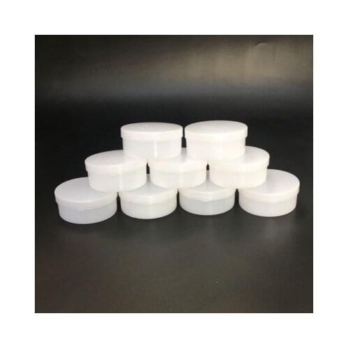 100Pcs 5g/10g/30g/50g Plastic Refillable Bottles Cosmetic Empty Cosmetic Jars Pot Eyeshadow Face Cream Container Refillable Box