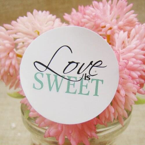 1200pcs DIY handmade cute self adhesive sweet love label sticker tag for handmade faovrs/cookies /gift /candy display label