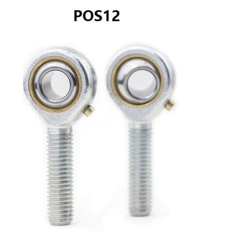 20pcs POS12 12mm rod ends plain bearing Fish Eye rod end joint bearings