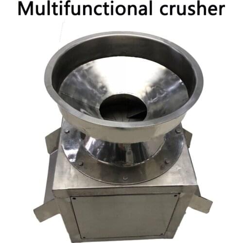 300-500KG/H Large multi-function crusher Commercial coconut/fresh ginger/garlic crushing machine DRB-FS500 Coconut meat grinder