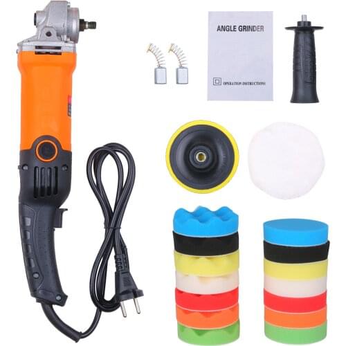670W Car Polishing Machine Angle Grinder Sanding Machine Multifunctional Versatile Electric Grinder Polisher Waxer Machine