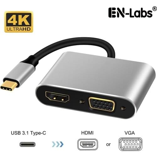 USB Type-C Adapter,USB C to HDMI miniDP 4K Adapter Type C Thunderbolt 3 to VGA DVI Converter for huawei mate 20 macBook pro 2018