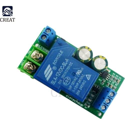 30A High Power 12V Water Level Automatic Controller Liquid Sensor Switch Solenoid Valve Motor Pump Automatic Control Relay Board