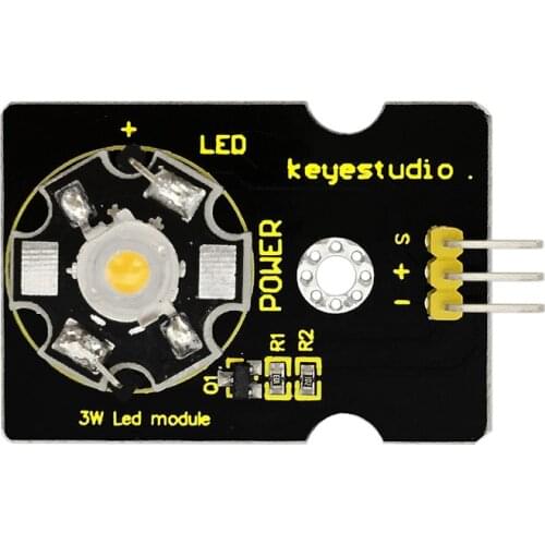 Free shipping ! Keyestudio 3W LED Module for Arduino UNO R3 MEGA 2560 R3