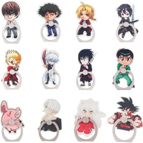 FD0270 Mobile Phone Stand Holder For iPhone XS Huawei Samsung cell Smart Round Phone Ring holder Stand Cartoon