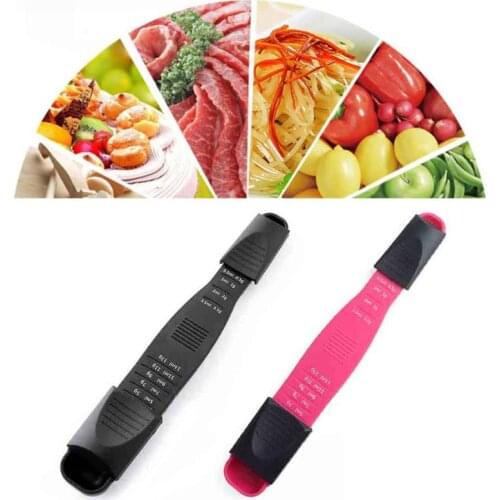 Double Ends Adjustable Measuring Spoon Gram Milliliter Teaspoon Kitchen Baking