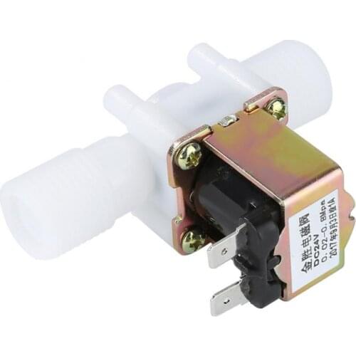 NC Electric Solenoid Valve Magnetic 12V 24V Water Air Inlet Flow Switch Corrosion resistance Magnetic Washing Machine Dispenser
