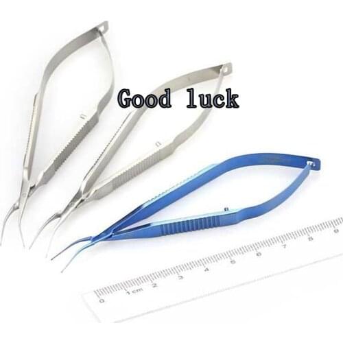 Titanium alloy Eyelid Beauty Eye Capsular Capsule Ophthalmic Instruments Capsulorhexis Clapm Tweezers Tools