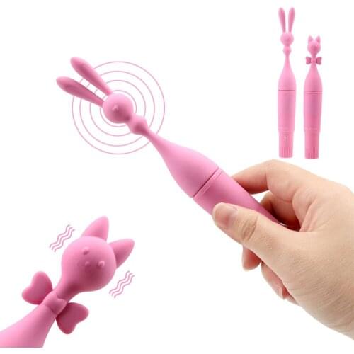 Nipple Massager Lick Clitoris Vagina Stimulator Orgasm Vibrating Sticks G-Spot Vibrator Rabbit Vibrator Sex Toys for Women