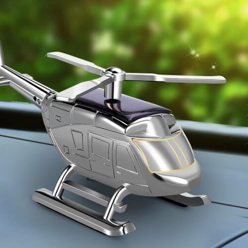 Plane Miniatures Home Decoration Aromatherapy Airplane Ornaments Non-slip Mat Solar Energy Toys Rotate Aircraft Funny Kid Gift