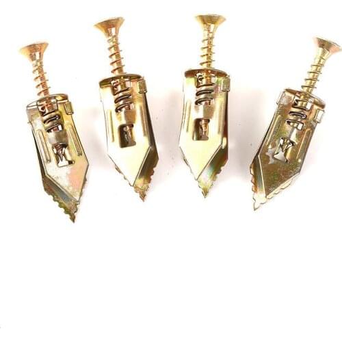 400PCS 10x30 High Strength Drywall Anchors with Self Tapping Screws Kit Screws and Plugs Wall Gypsum Board Ceiling Anchor Studs