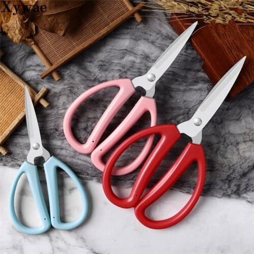 Pink Needlework Sewing Scissors Fabric Cutter Embroidery Cross-stitch Scissor Paper Household Handicraft Tools Threads Shears