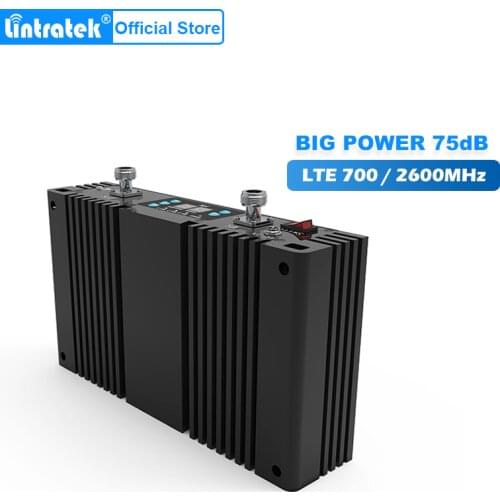 GSM1800 Signal Repeater 75db Gain Control 4G LTE 1800mhz B3 Mobile Phone Signal Booster Powerful 1500sqm Cell Phones Amplifier