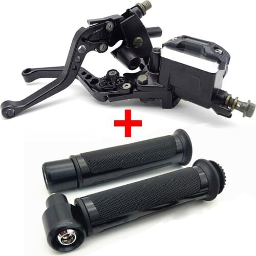 CNC Motorcycle Brake Clutch Levers Motocross Bike Grip Handlebar For KAWASAKI Z250SL ER5 ZZR 400 Z650 VULCAN 1500 VN 800 VN900
