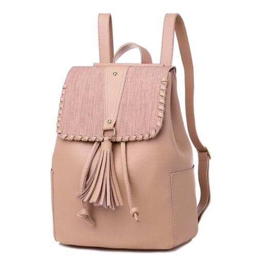 2020 Trendy Women Backpack Top Quality PU Leather Backpack Colleage Girl Female School Backpack Ladies Large Shoulder Travel Bag