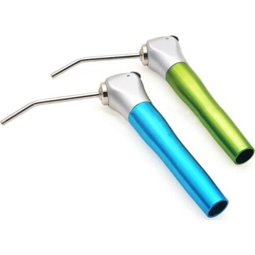 1 Set Tips Syringe Dental Air Water Spray Triple Way Syringe Gun Dental Handpiece + 2 Nozzles Autoclavable Dental Care Equipment