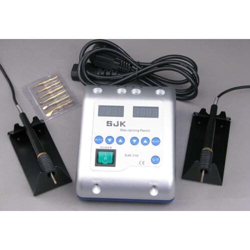 Dental Lab Electric Waxer Carving knife Machine 2 Pen and 6 Wax Tip/Pot Dentist Equipment Machine Free Shipping