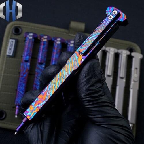 Tactical Pen Titanium Alloy Gun Plug Personality Creative Portable Writing EDC Tools Defense Pen