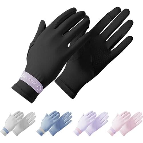Bicycle Gloves Sun Protection Summer Cycling Gloves Men Women Outdoor Sports Golf Driving Fishing Breathable Bike Gloves