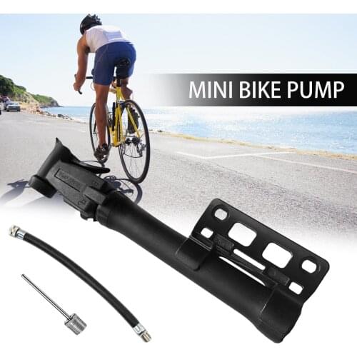 Mini Bike Pump Bicycle Pump 80PSI Bicycle Air Pump Fits for Presta Schrader Valve Manual Changing Bike Pump Mini