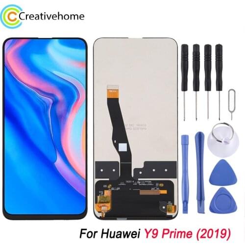 LCD Screen and Digitizer Full Assembly for Huawei Y9 Prime (2019) (Black)
