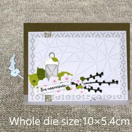 XLDesign Craft Metal Cutting Dies cut dies orchid flower branch decoration scrapbook Album Paper Card Craft Embossing die cuts