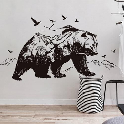 YIKUN Black Wall Stickers