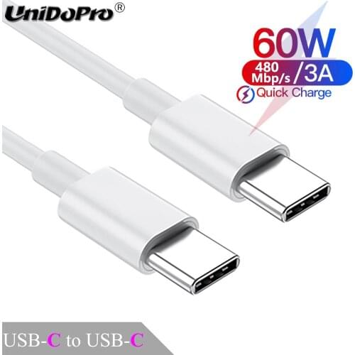 1M USB-C to USB-C PD 20V 3A Cable for Samsung Galaxy S21 S20 FE S10 S10 S9 S8 Note 20 Huawei Mate 40 30 20X 5G P20 P30 P40 Pro