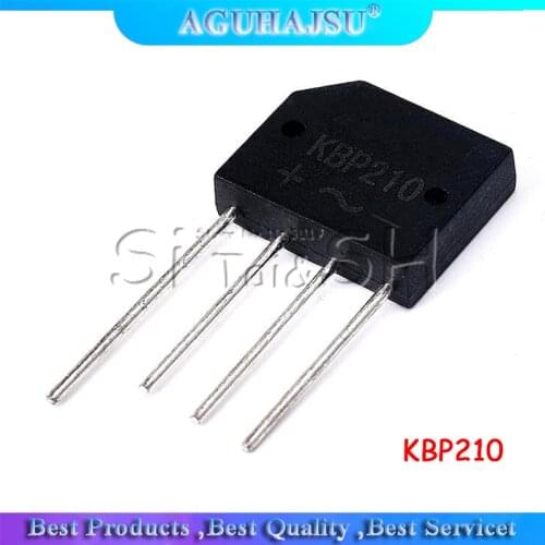 10PCS KBP210 2A 1000V BRIDGE RECTIFIER new and original IC