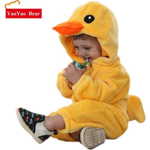 2020 Baby Rompers Cute Soft Newborn Baby Boy Clothes Long Sleeve Winter Rompers NewBorn Baby Girl Clothes Warm Baby Costumes