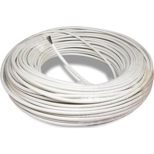 250 Degree High Temperature Wire Woven Glass Fiber Braid 0.75 Square Waterproof Anti oil of Silica Gel Tin Copper Core Cable 90M