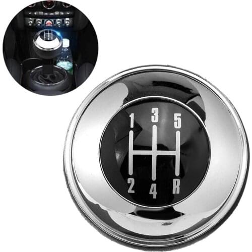 5 Speed Car Manual Gear Shift Knob Lever Shifter Knob for Mini R50 2000-2006 Cabrio R52 2002-2008