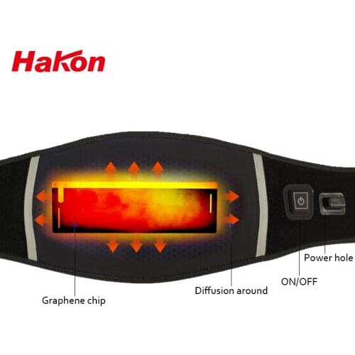Waist Heating Pad Electric Belt for Lower Back Pain Graphene Heat Therapy for Lumbar Spine Arthritis Strains Sprains Stiffness